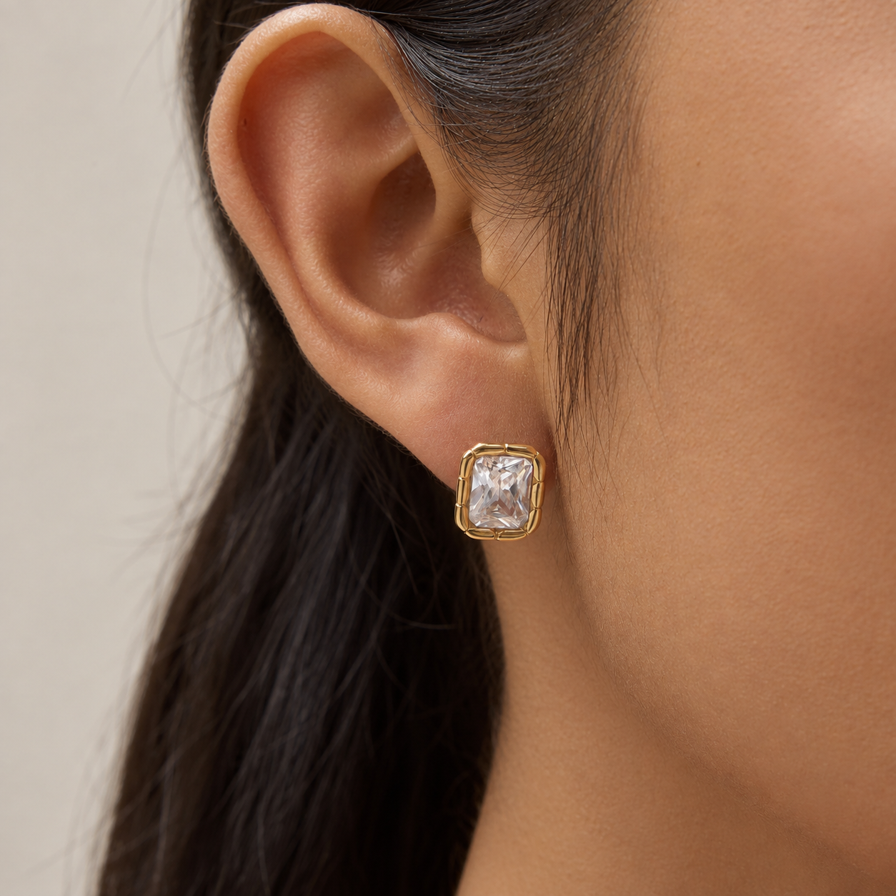Square Bezel Studs_Shvetah(TM)