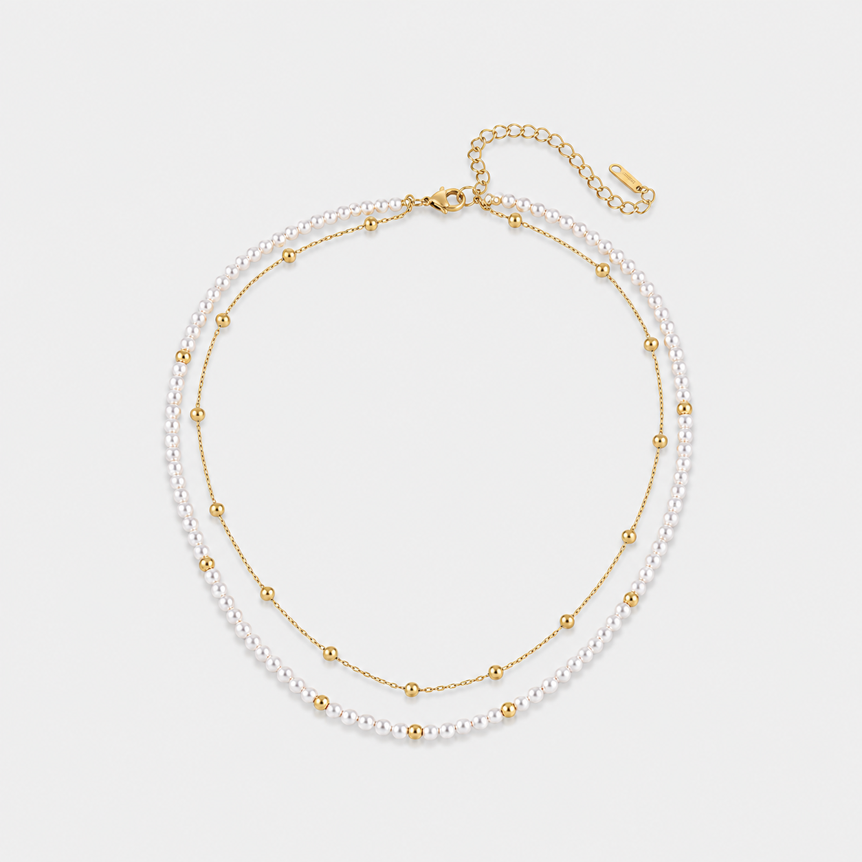 Maya Layered Pearl Necklace