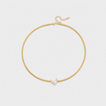 Tara Crystal Leaf Choker Necklace
