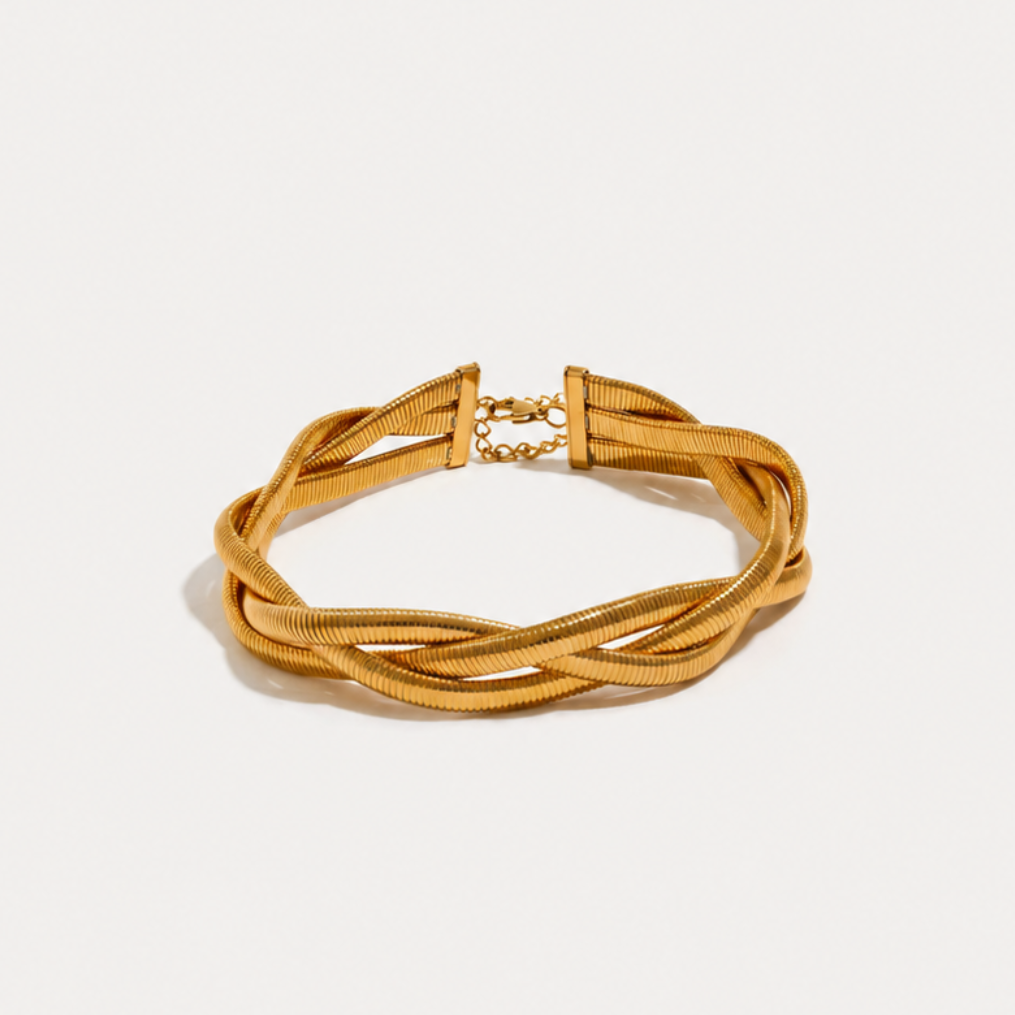 Gold Cascade Bracelet