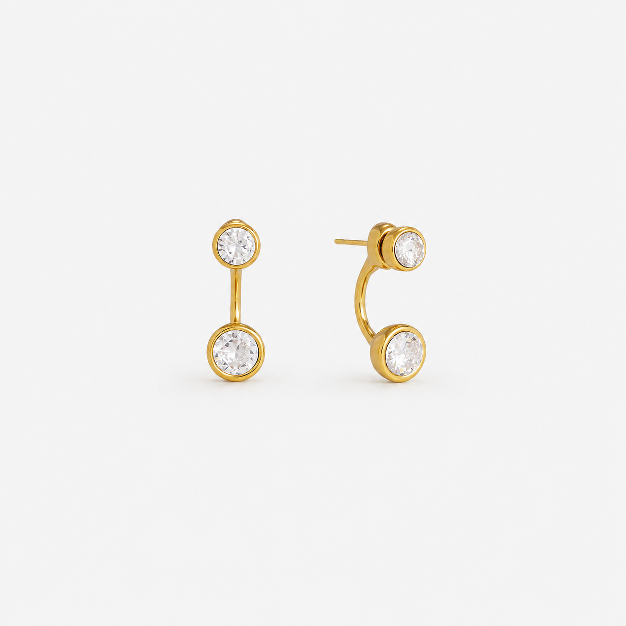 Aster Double Drop Earrings_Shvetah(TM)