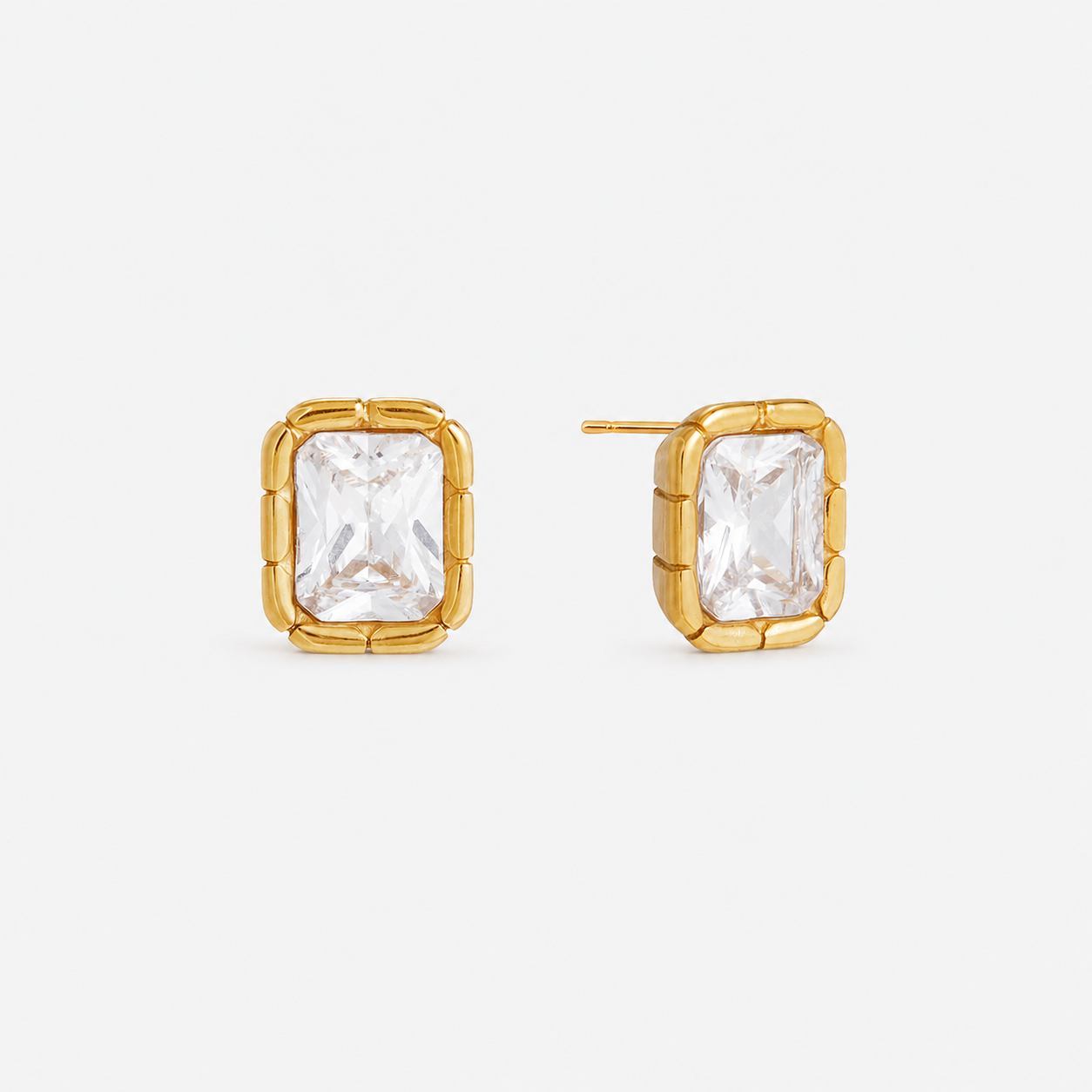 Square Bezel Studs_Shvetah(TM)