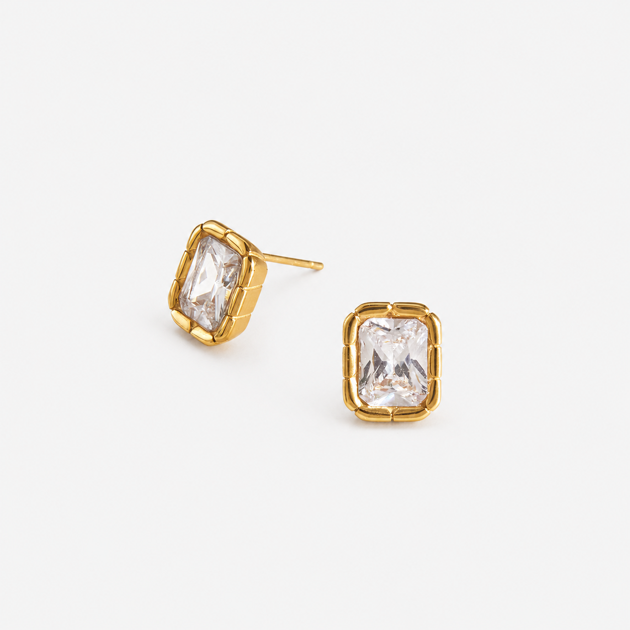 Square Bezel Studs_Shvetah(TM)