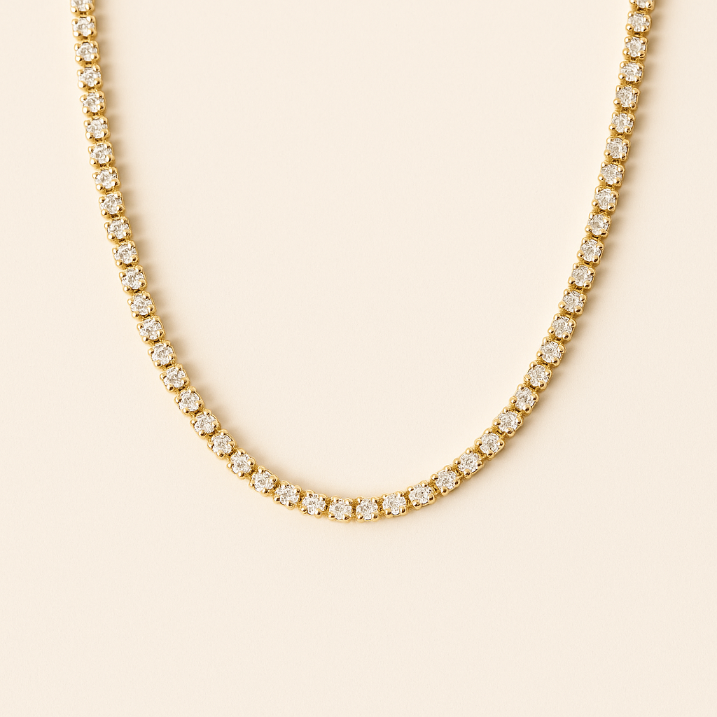 Tennis Diamond Necklace