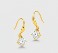 Diamond Hook Earrings