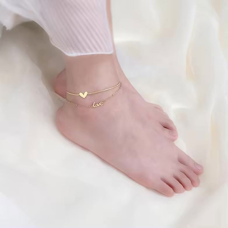 Drop Love Anklet - Shvetah