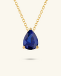 Blue Sapphire Pendant Necklace
