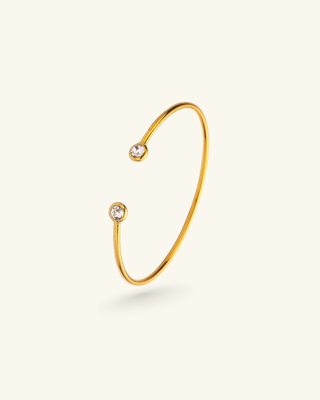 Duo Diamond Slim Cuff