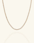 Pave Diamond Tennis Necklace