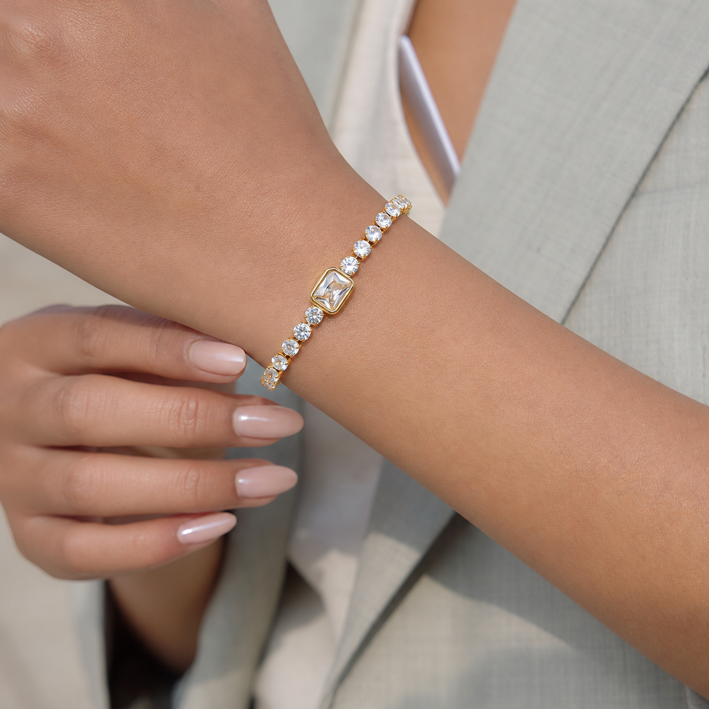 Solitaire Tennis Bracelet