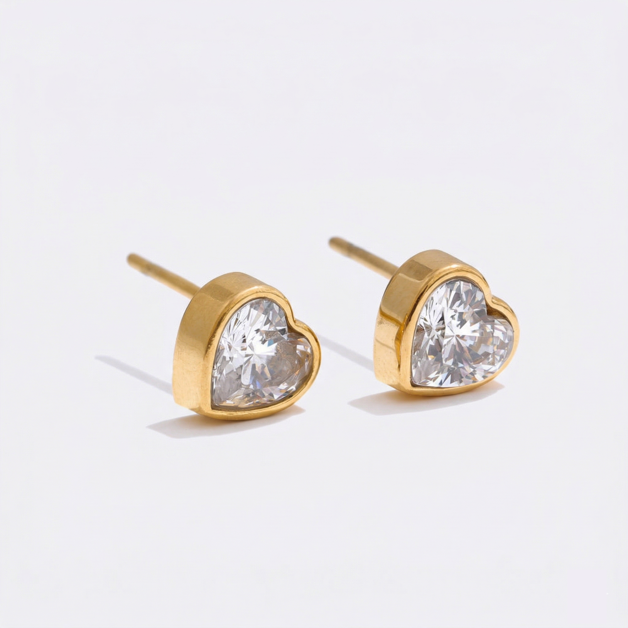 Heart Stud Earrings