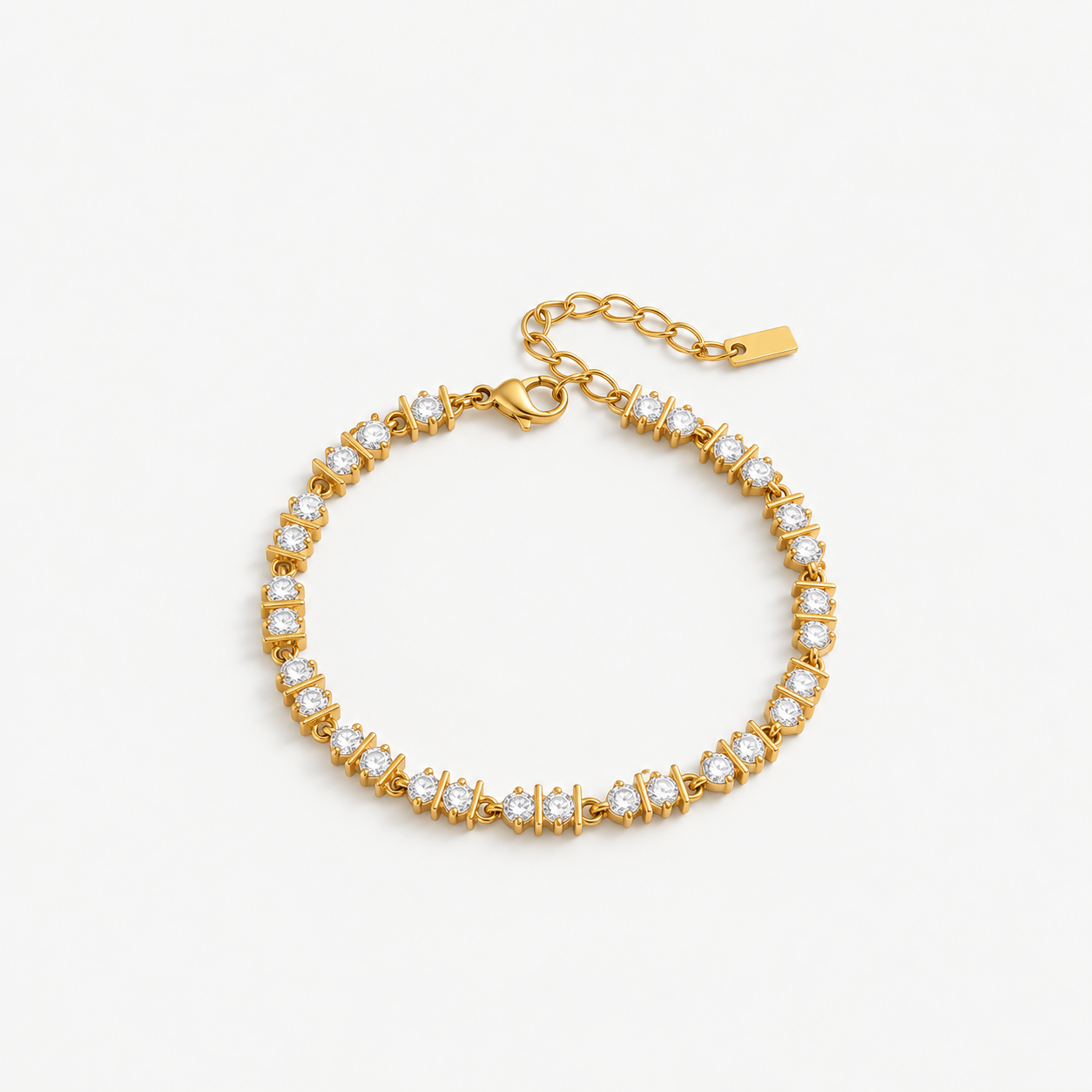 Twin Stone Tennis Bracelet