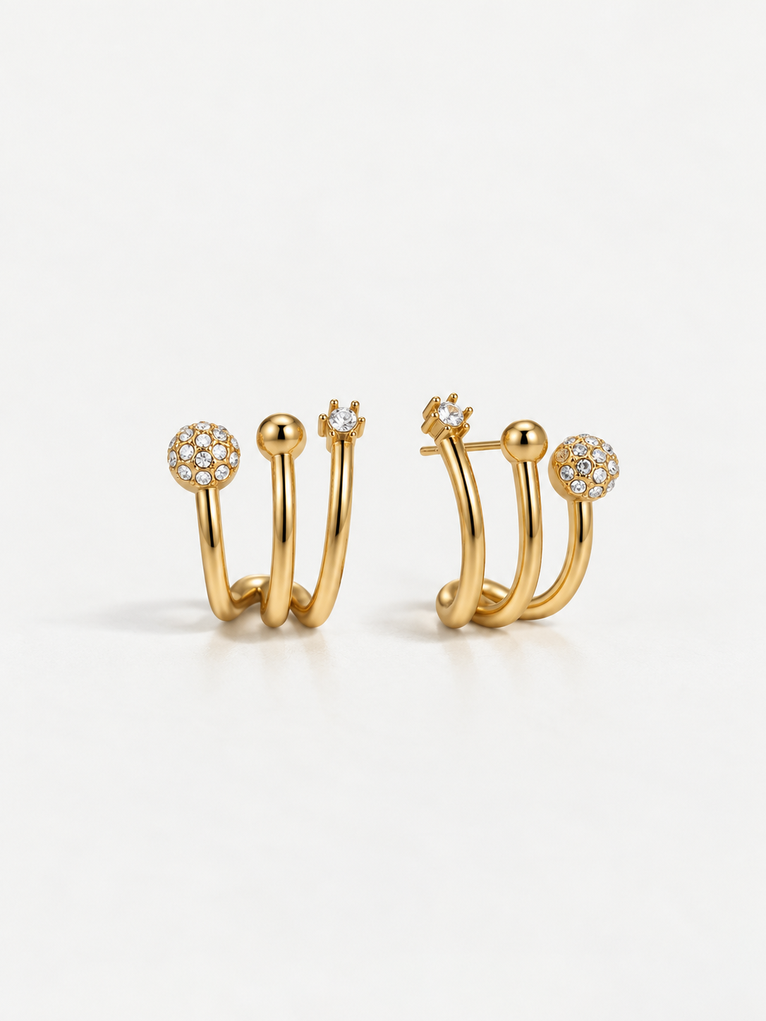 Triple Hoop Earrings