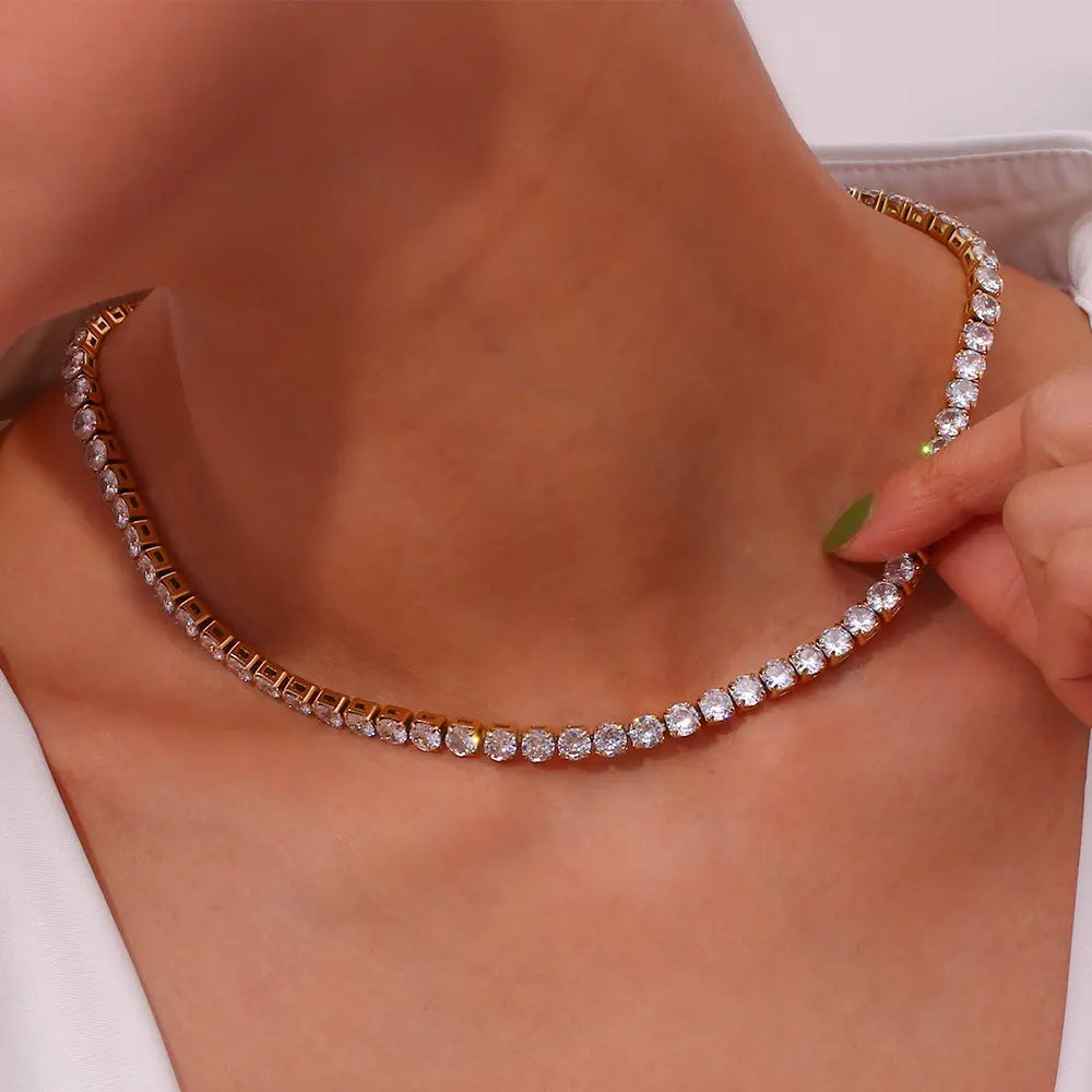Tennis Diamond Necklace