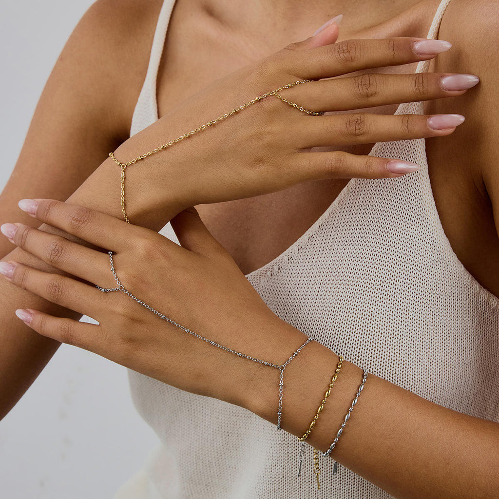 Beaded Hand Chain