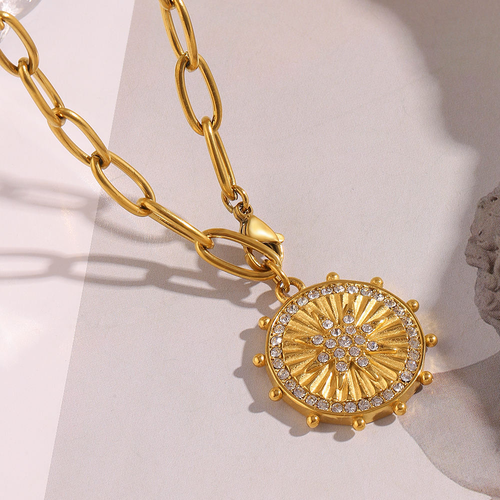 Sunburst Medallion Necklace