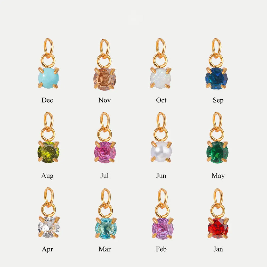 Birthstone Charm Necklace