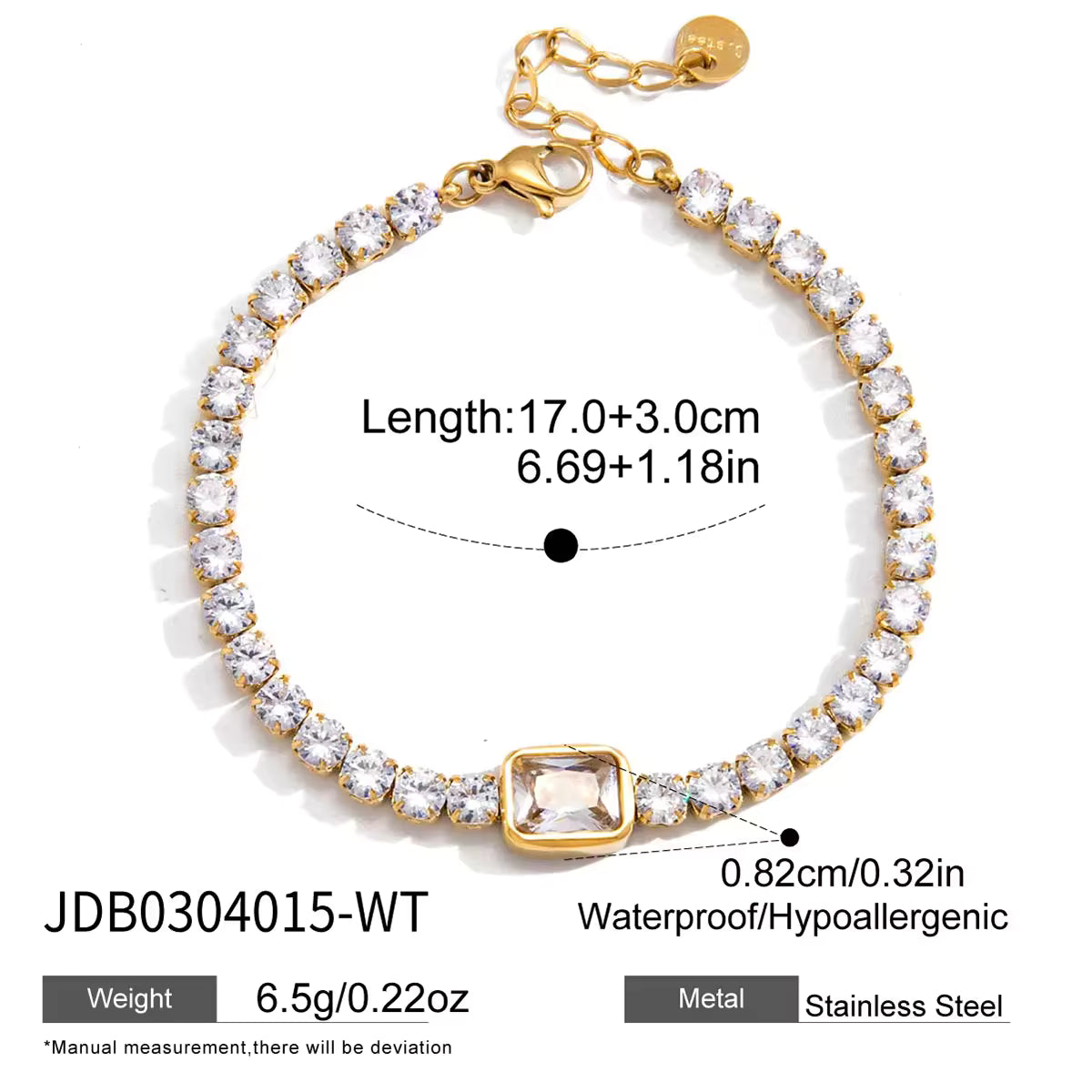 Solitaire Tennis Bracelet