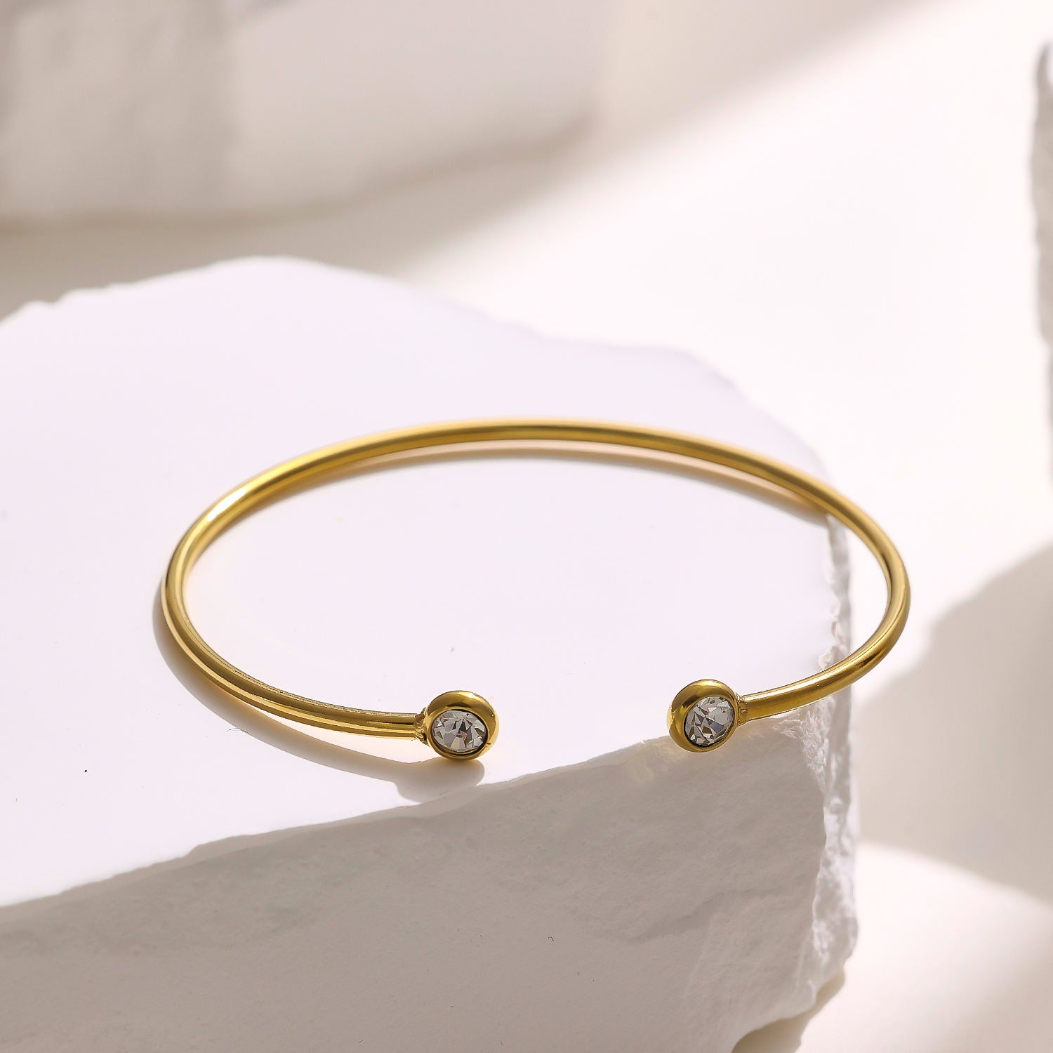 Duo Diamond Slim Cuff