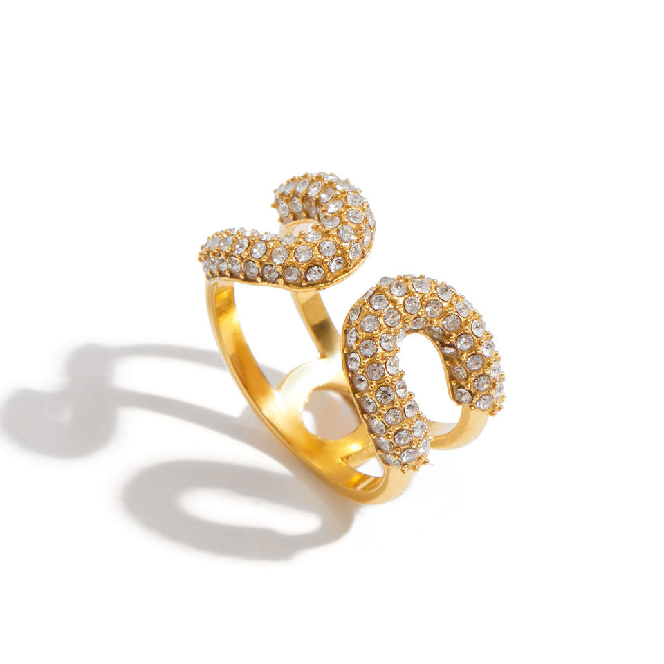 Aria Paperclip Ring
