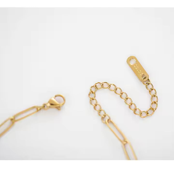 Minimal Paperclip Bracelet