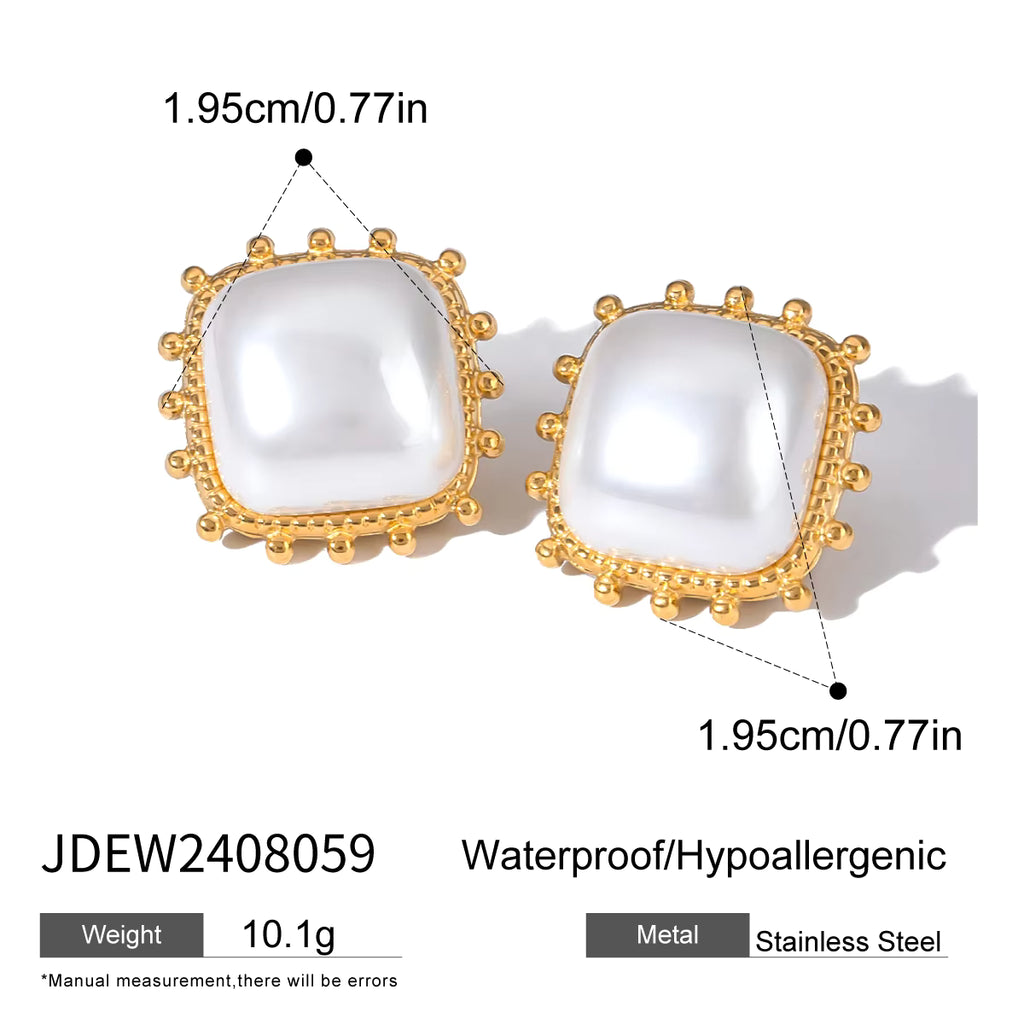 Pearl Stud Earrings