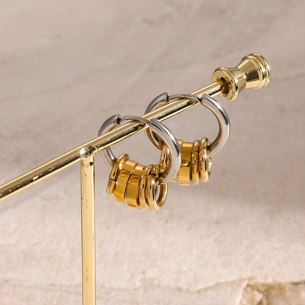 Sienna Charm Hoop Earrings