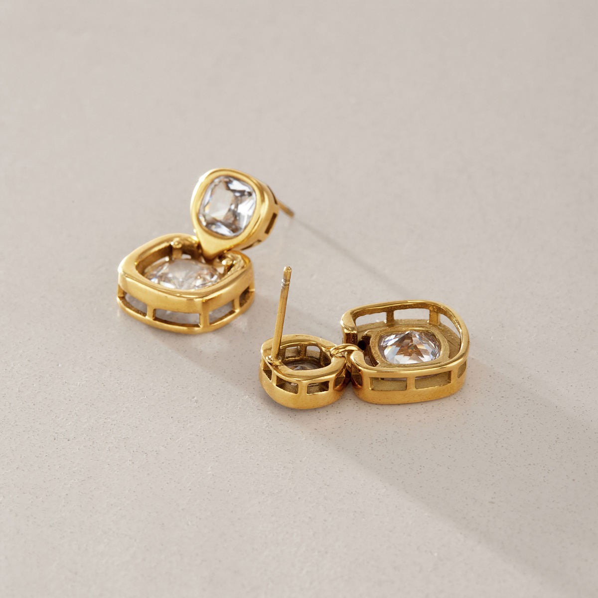 Ava Crystal Drop Earrings