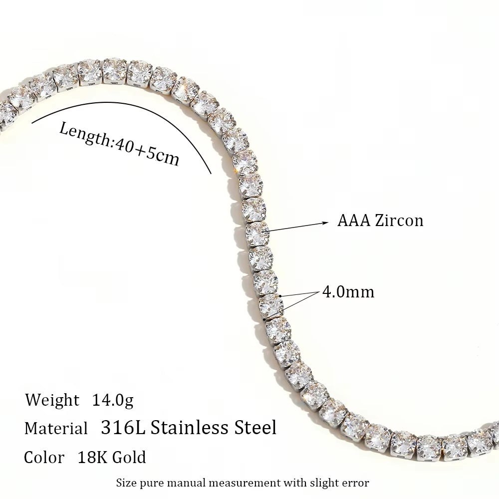 Tennis Diamond Necklace