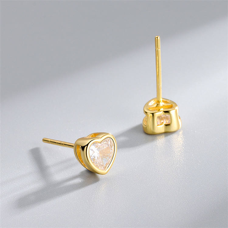 Heart Stud Earrings