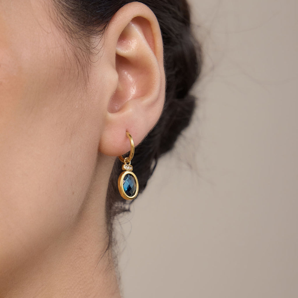 Siena Blue Drop Earrings
