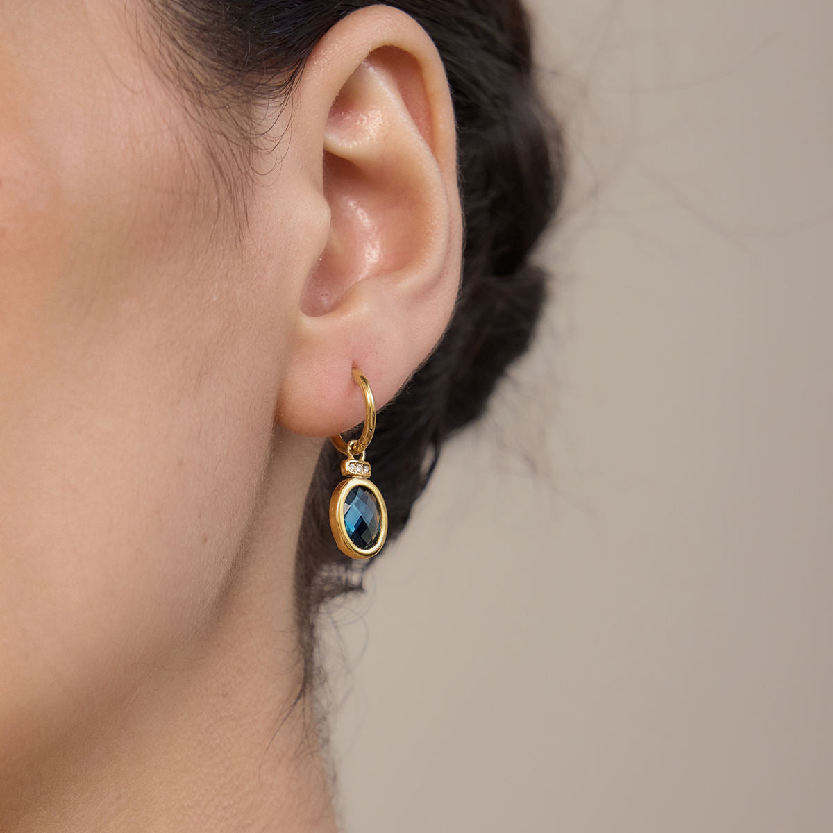 Siena Blue Drop Earrings