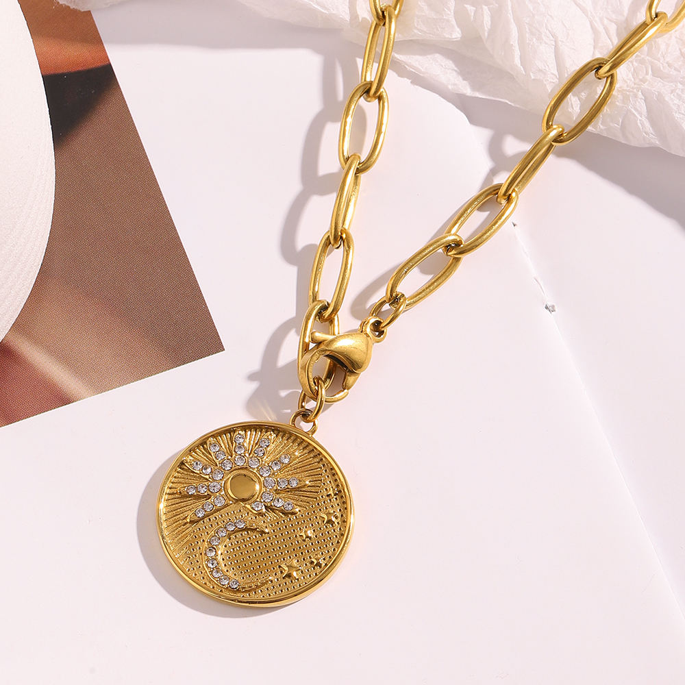 Sunburst Medallion Necklace