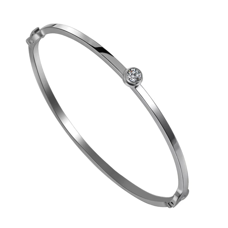 Halo Bangle Bracelet (Openable)