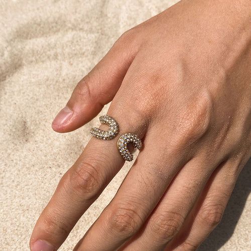 Aria Paperclip Ring