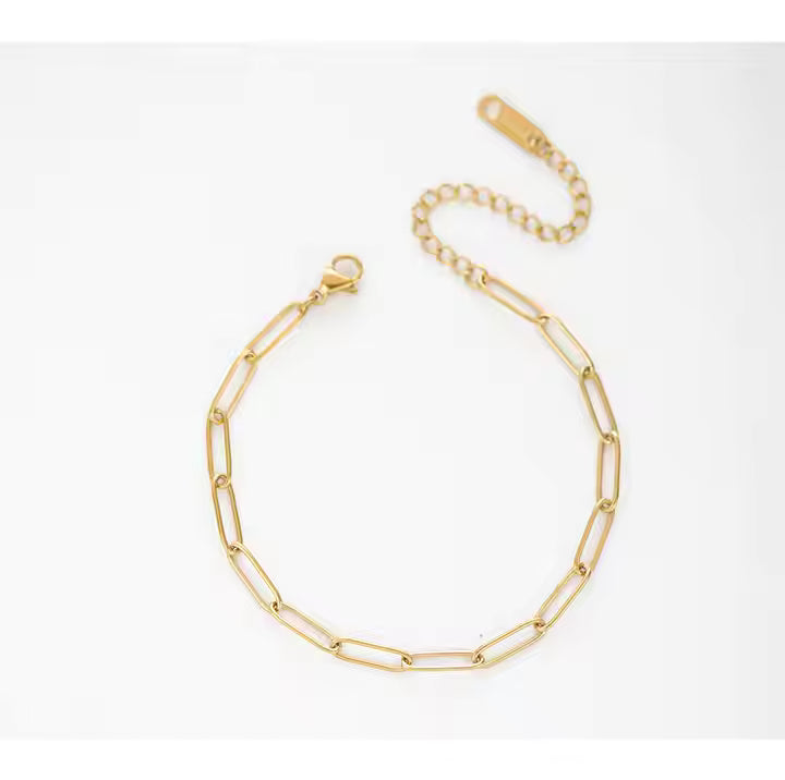 Minimal Paperclip Bracelet