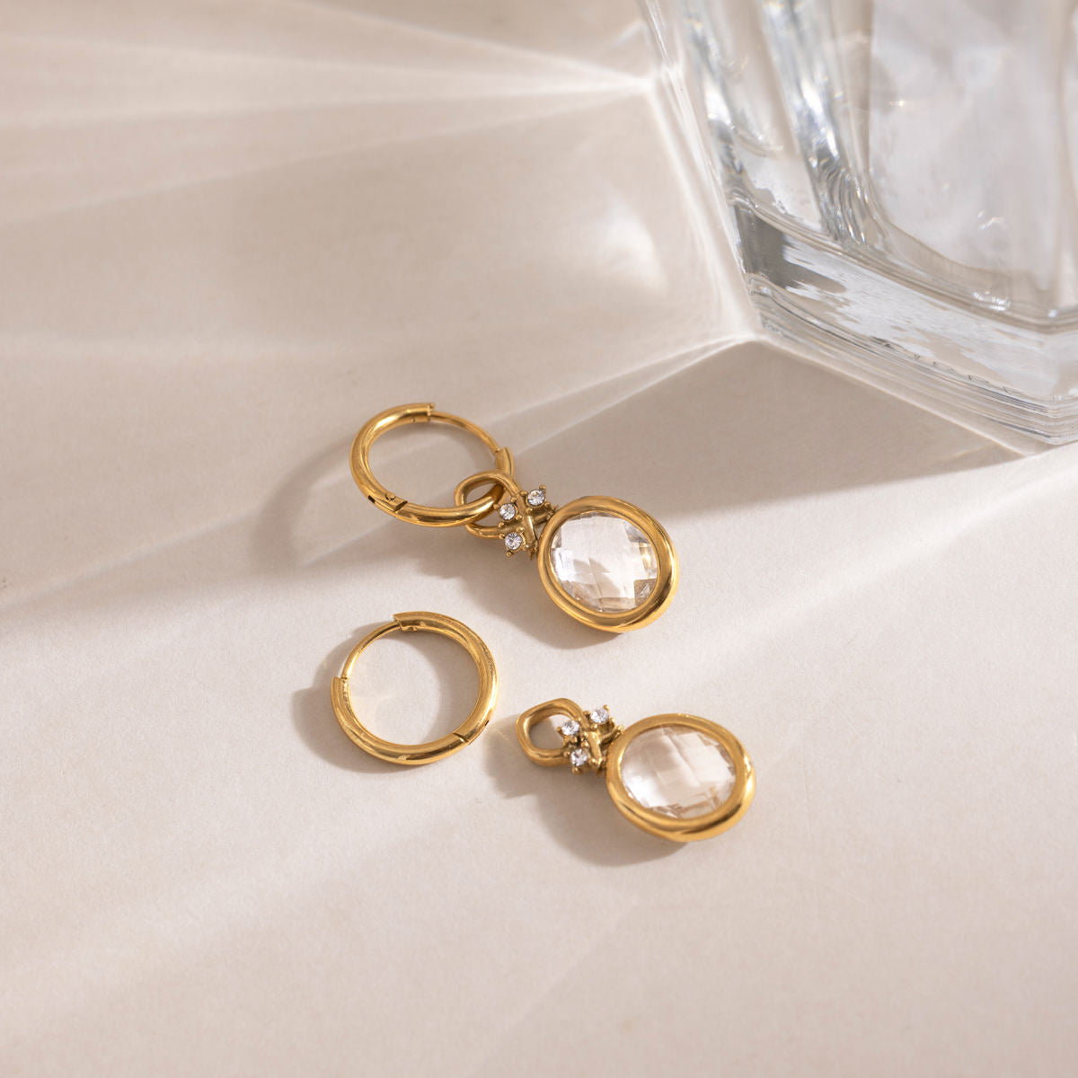 Alba Crystal Drop Earrings