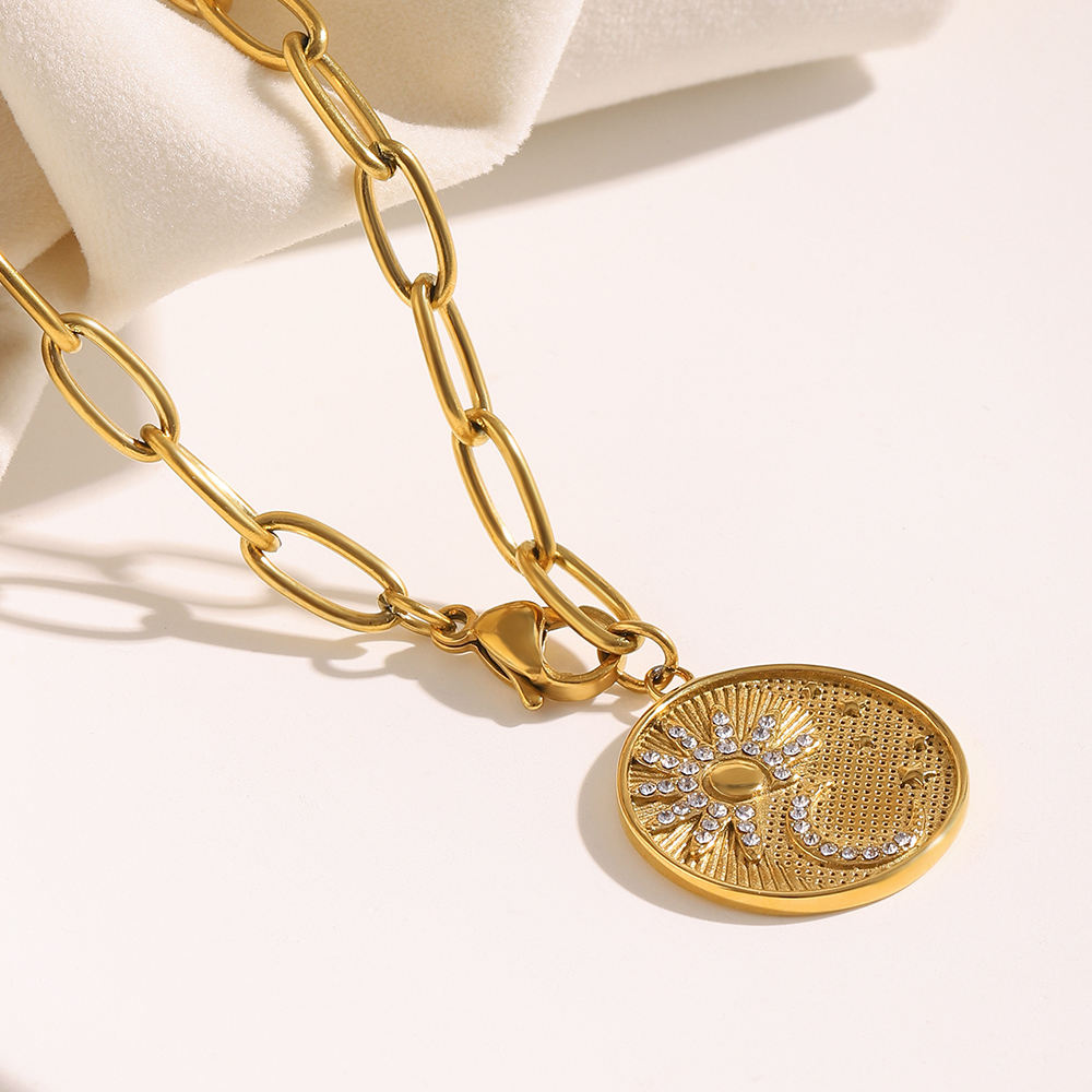 Sunburst Medallion Necklace