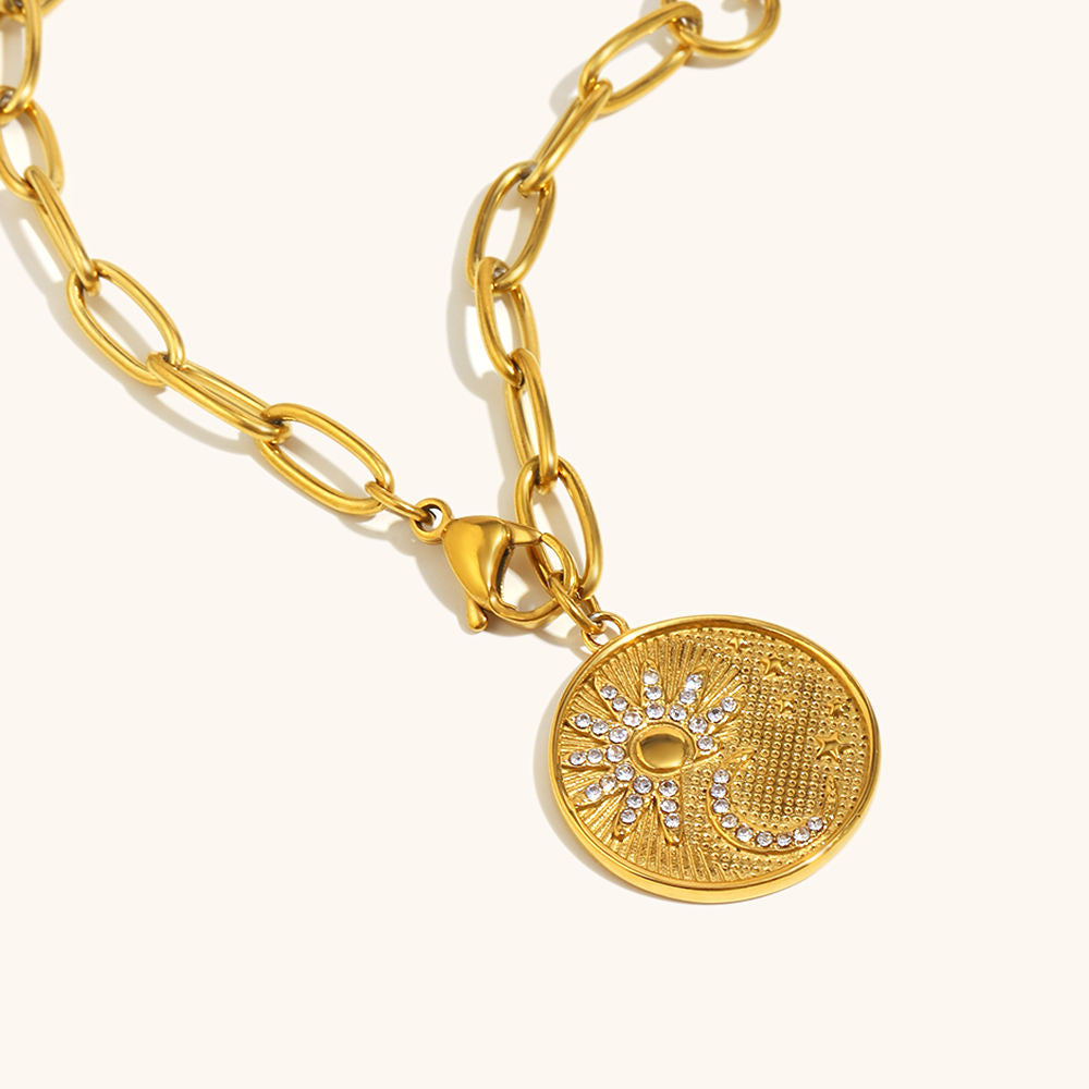 Celeste Medallion Necklace