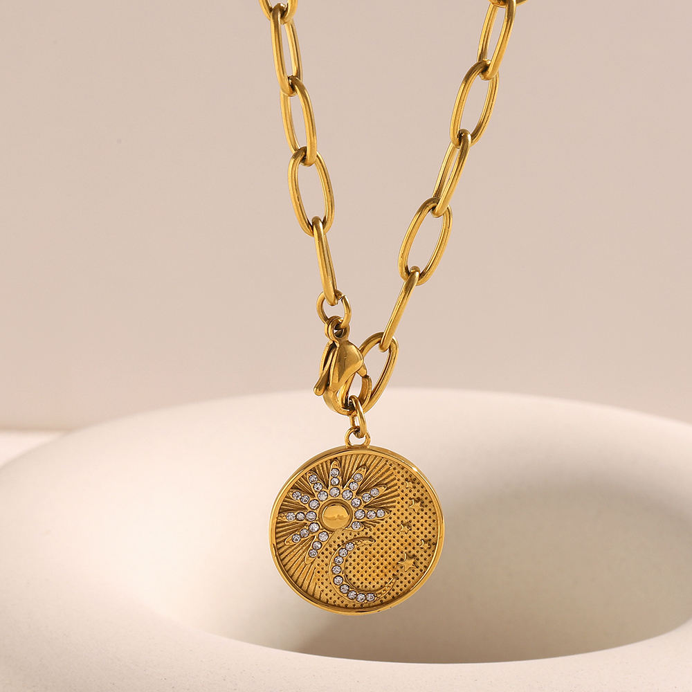 Sunburst Medallion Necklace