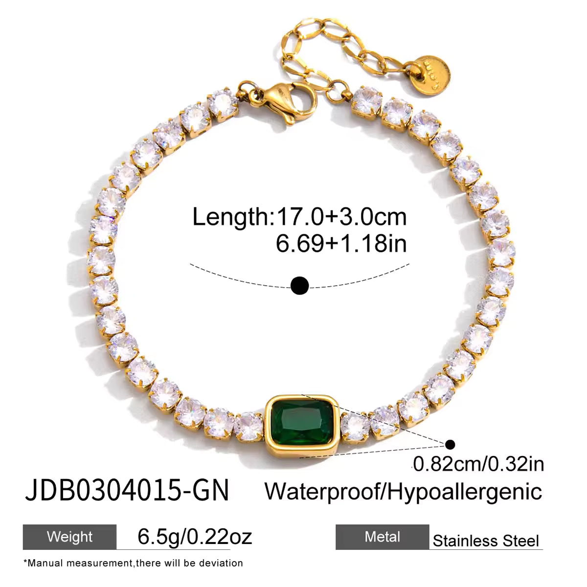 Emerald Tennis Bracelet