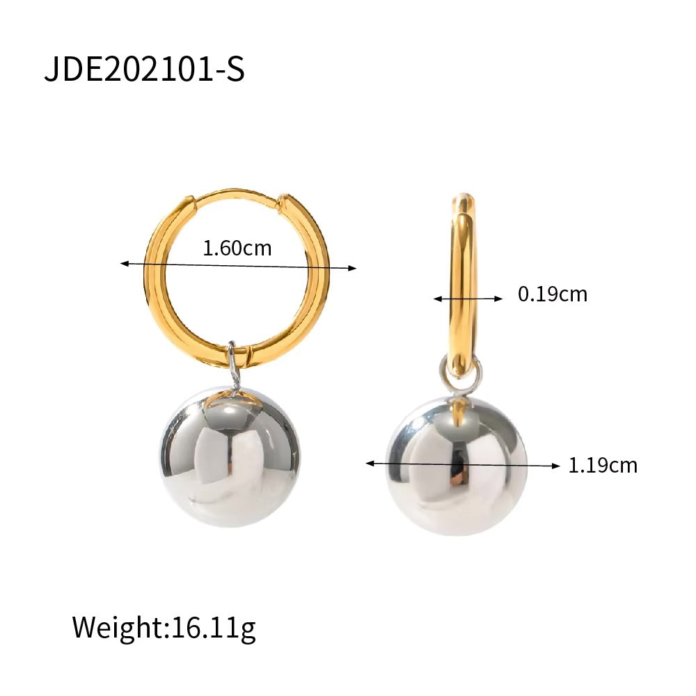 Halo Drop Hoops - Shvetah