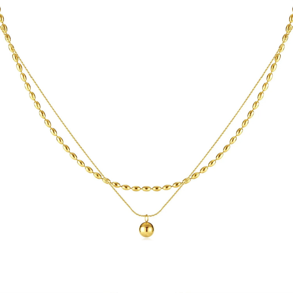 Halo Stacked Necklace - Shvetah