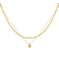 Halo Stacked Necklace - Shvetah