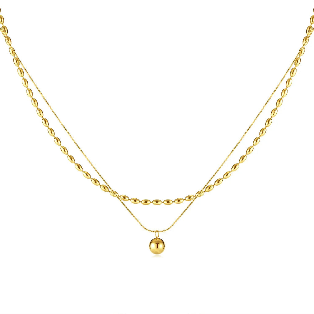 Halo Stacked Necklace - Shvetah