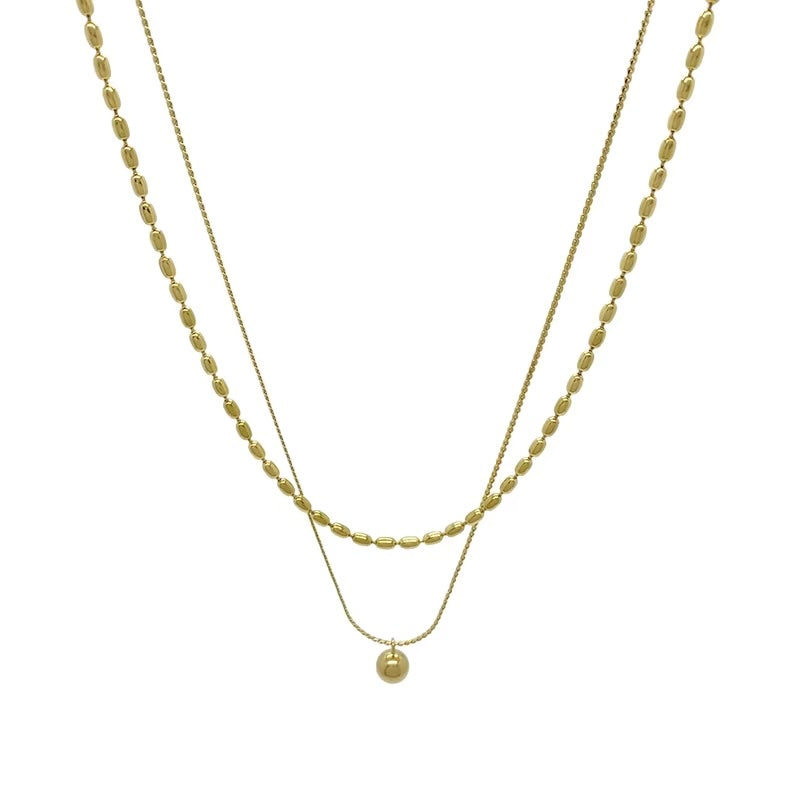 Halo Stacked Necklace - Shvetah