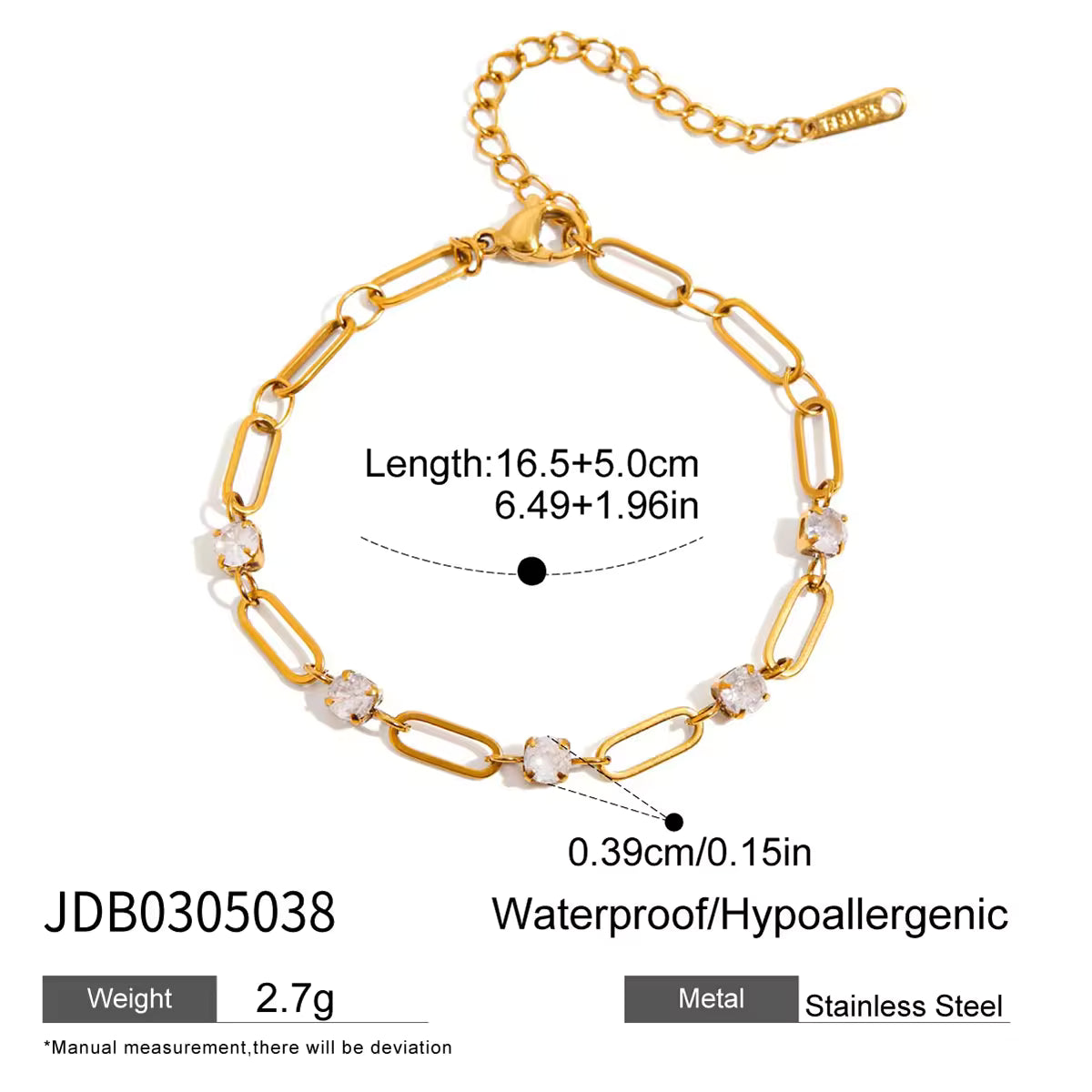 Gem Link Bracelet