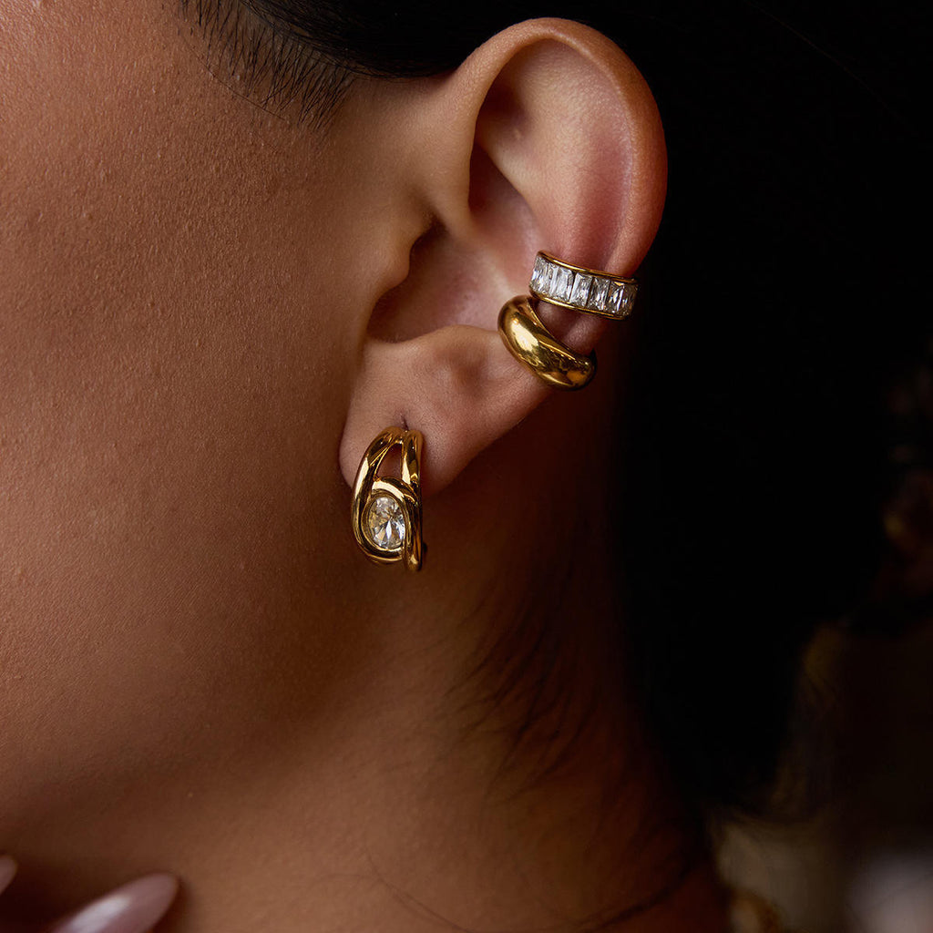 Cleo Baguette Ear Cuff