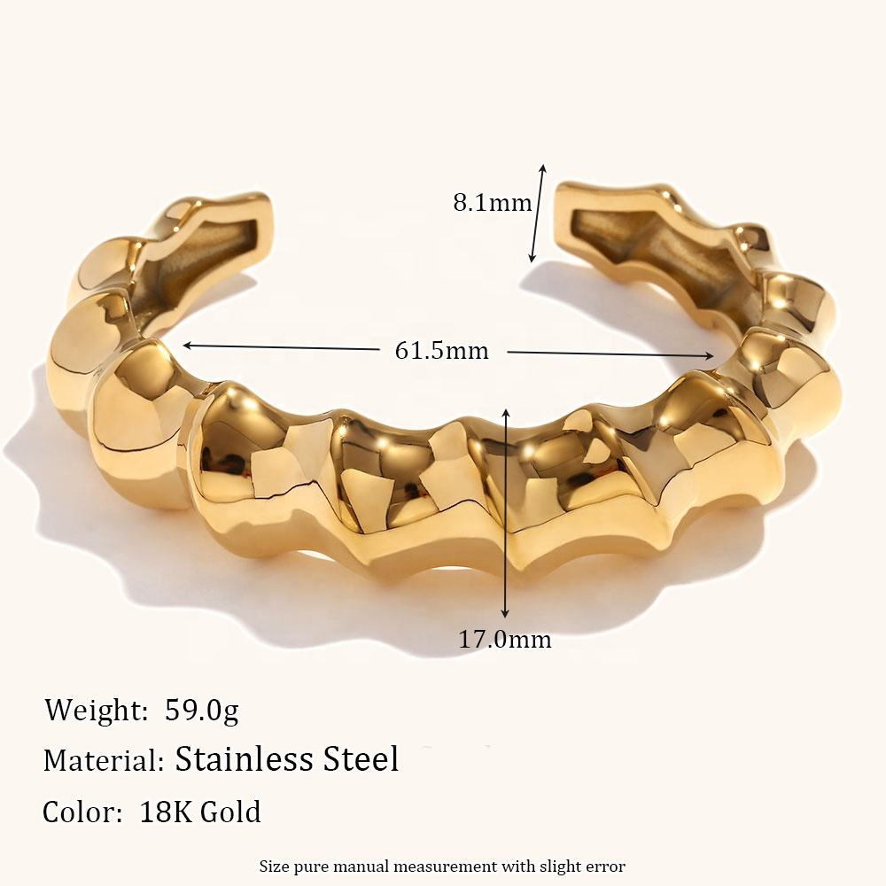 Open Bamboo Bangle