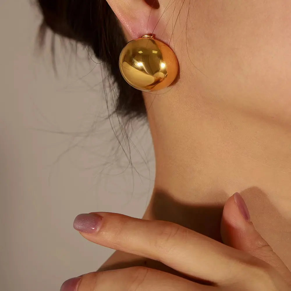 Dome Stud Earrings